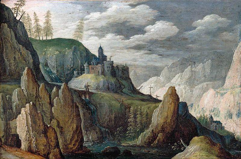 Tobias Verhaecht Mountainous Landscape oil painting picture